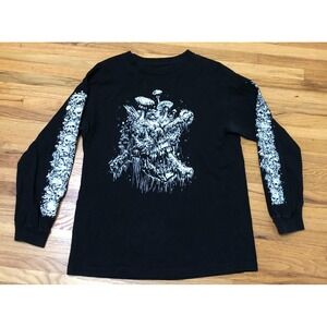 Lurking Class by Sketchy Tank Shirt Men's M Black Fun Guy x Matt Stikker Graphic